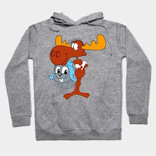 Rocky & Bullwinkle - Big Heads Hoodie